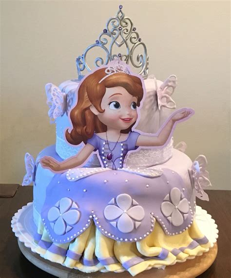 Sophia The First Cake Sofia The First Birthday Cake Birthday Cake Decorating First Birthday