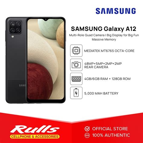 Samsung Galaxy A12 4gb6gb Ram 128gb Rom Shopee Philippines