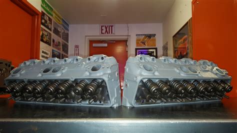 350 Chevy V8 Cast Iron Cylinder Heads Valve Job And Surface Rebuild