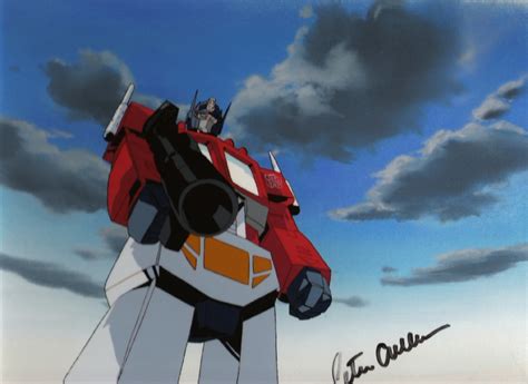 Optimus Prime Animation Cel From Transformers The Movie In Nathan