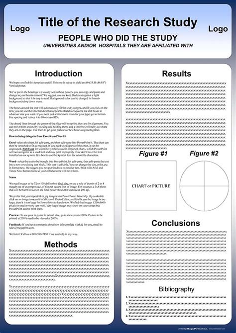 Free Powerpoint Scientific Research Poster Templates For Printing