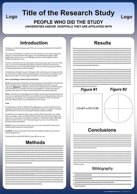 Poster Powerpoint Template A0 Coretan