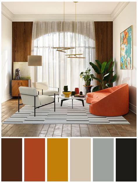Gray Color Palette Living Room Grey And Orange Living Room Living