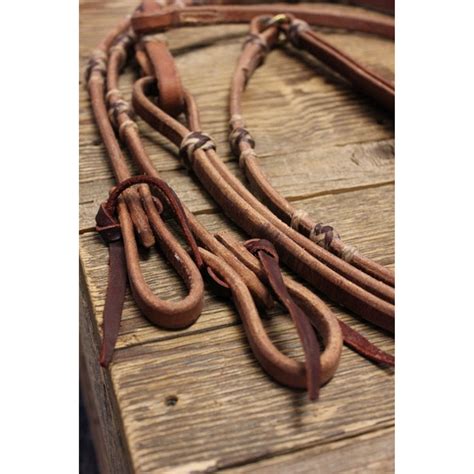 Harness Leather Reins And Romal 4 Button Custom Cowboy Shop