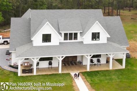 Farmhouse Plan 14680RK Comes To Life In Mississippi Photos Of House