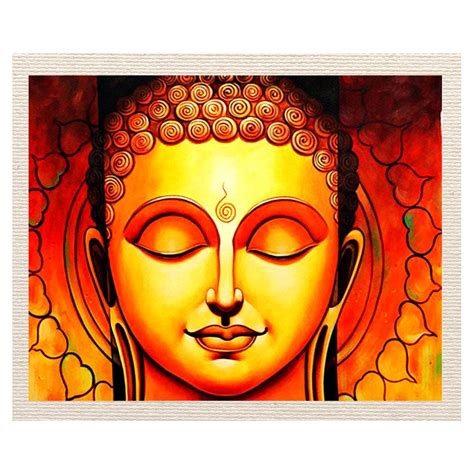 Acrylic Painting Of Lord Buddha
