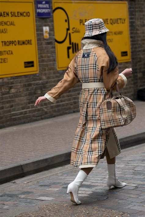 cool women of every generation are wearing burberry s vintage check again in 2022 burberry