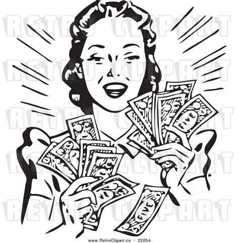 A Woman Holding Money Clipart 10 Free Cliparts Download Images On