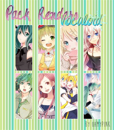 Pack Renders Vocaloid By Ohmypink On Deviantart