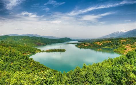 Debarsko Lake Macedonia Forest Sky Wallpaper Nature And Landscape