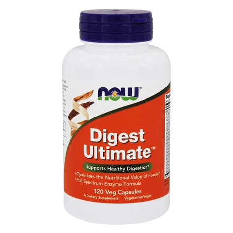 Now Foods Digest Ultimate Healthy Digestion Support 120 Vegetarian