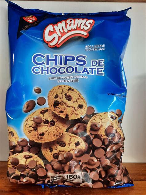 Galletitas Smams Chips Chocolate 180g Sin Tacc Camelo Productos