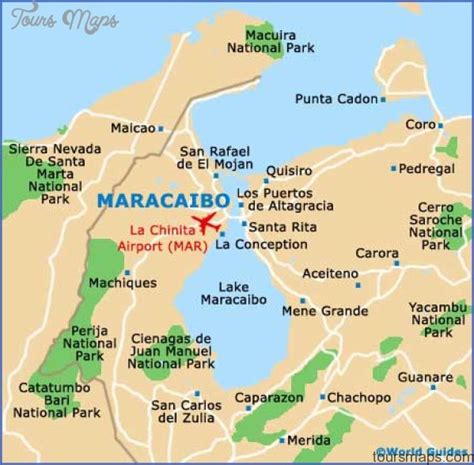 Lake Maracaibo Bridge Map