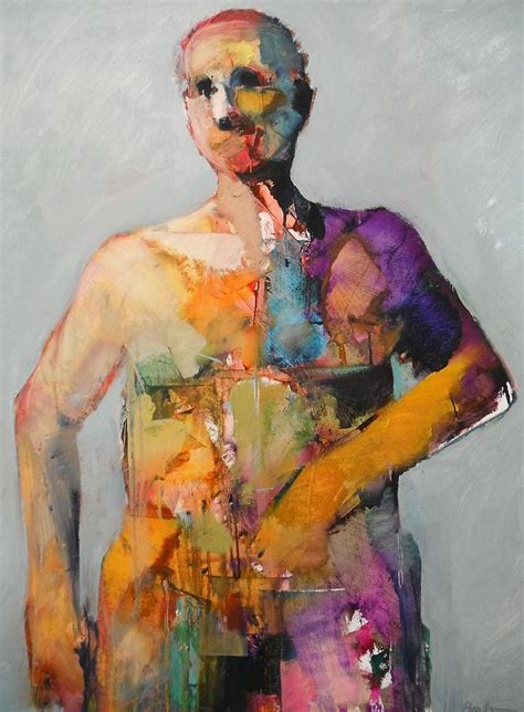 Figure With Purple Shoulder Painting By Dan Boylan Fine Art America