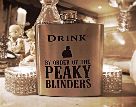 Peaky Blinders Stainless Steel Oz Hip Flask Fathers Day Best Etsy Uk