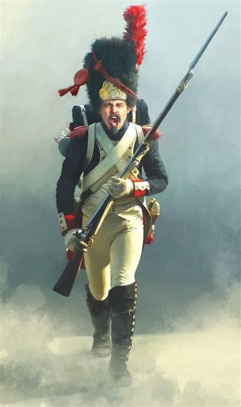 “grenadier Of Napoleons Old Guard” Napoleonic Wars French Army