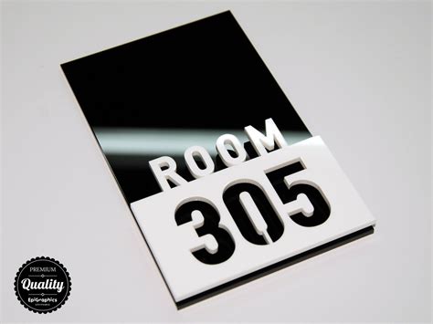 Room Number With Acrylic Letters For Hotel Signage Hotel Room Number
