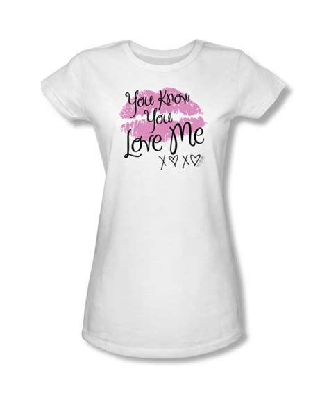 You Know You Love Me Gossip Girl Womens T Shirt