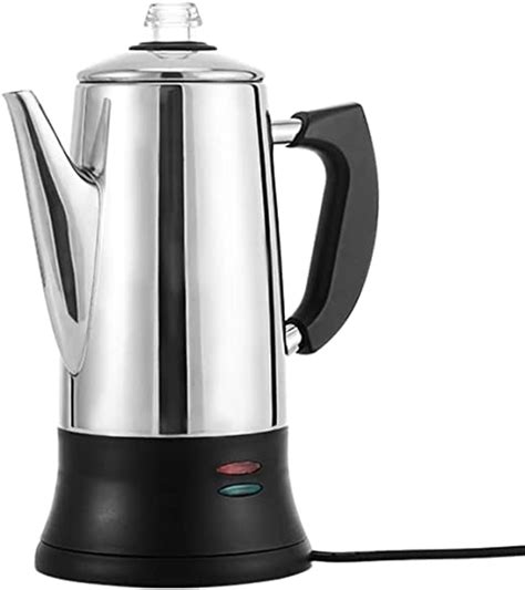 Apoxcon Electric Coffee Percolator With Etl Certification Stainless Steel Electric