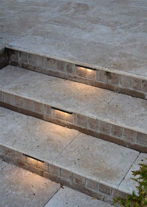 Outdoor Step Lights For Concrete Solar Outdoor Lighting Ideas