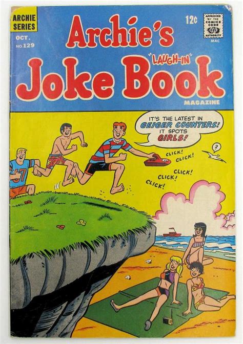 Archie 1968 October Comics Archies Laugh In Joke Book Series 129