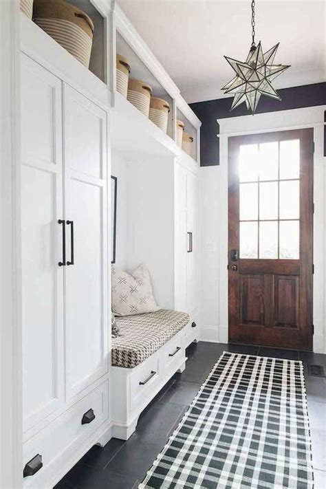 I wcouldn't go all the way accross the 18 feet i am seriosuly considering taking some space from the garage and building a mudroom. 13 Inspiring Mudroom Entryway Decorating Ideas in 2020 ...
