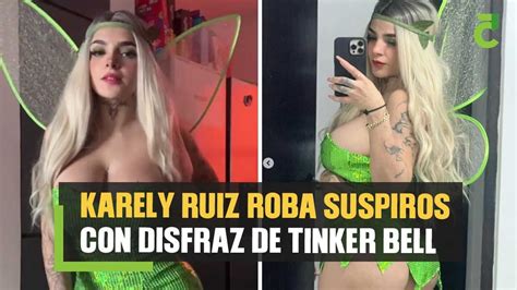 Karely Ruiz Se Prepara Para Halloween Se Disfraza De Tinker Bell