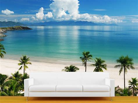 Beach Scene Wall Mural Majestic Wall Art