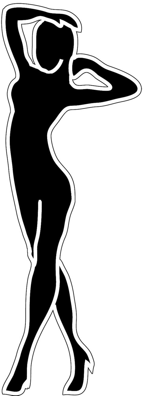 Woman Silhouette Outline Art Silhouette Woman Female Clip Clipart Outline Silhouettes Body
