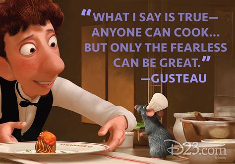 00:01:07 what's even more amusing is that gusteau actually seems to believe it. Anyone Can Cook with These Tips from Ratatouille - D23