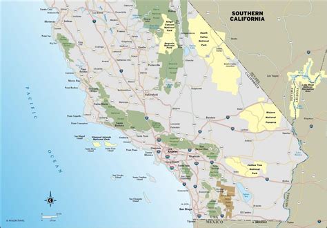 Map Of Southern California Coastal Towns Updated Map Southern