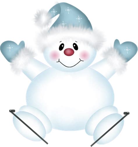 Cute Png Snowman With Skies Clipart Gallery Yopriceville High