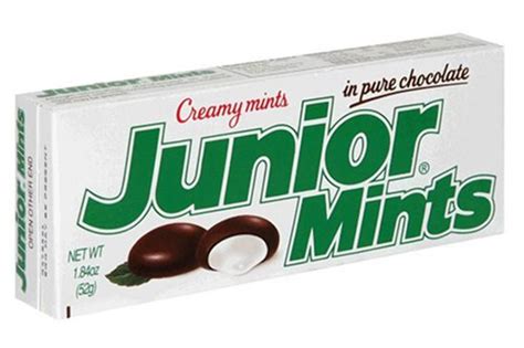 Reach for junior mints, america's favorite chocolate covered creamy mint since its introduction in 1949. Woman sues over lack of Junior Mints in box - NY Daily News