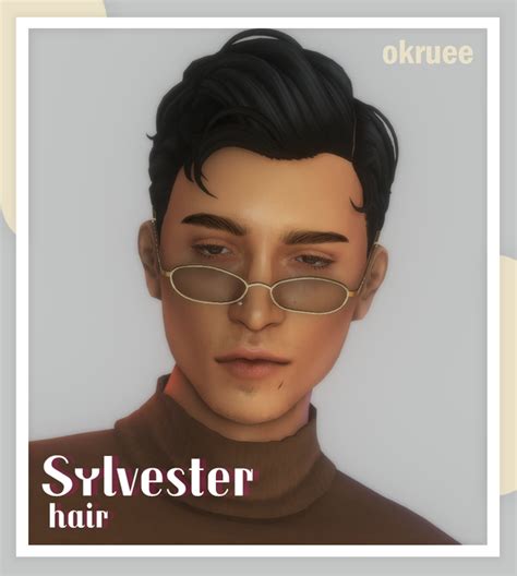 Sylvester Hair Okruee On Patreon Sims 4 Hair Male Sims 4 Male