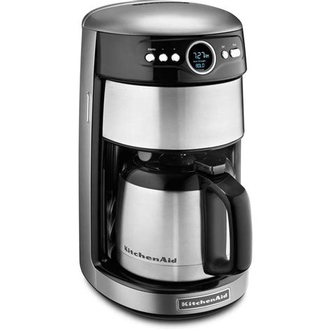 The package includes charcoal water filter that is designed with this amazing mr. KitchenAid 12-Cup Programmable Coffee Maker with Thermal ...