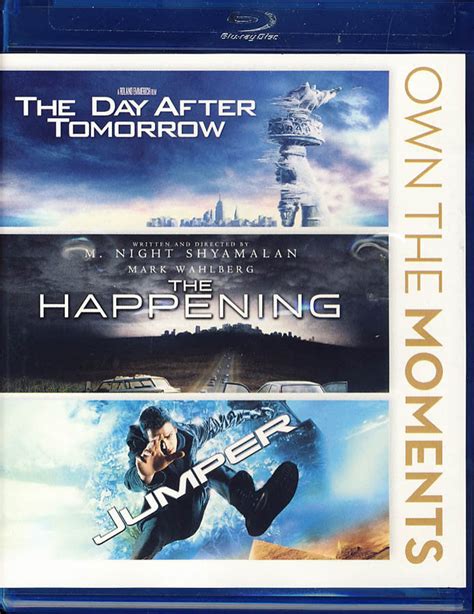 The Day After Tomorrow The Happening Jumper Blu Ray On Blu Ray Movie
