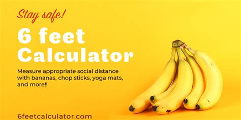 6 Feet Calculator Use Everyday Objects To Measure Your Social