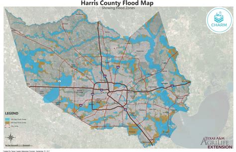Flood Zone Maps For Coastal Counties Texas Community Watershed 100