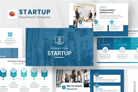 Startup Powerpoint Template Nulivo Market