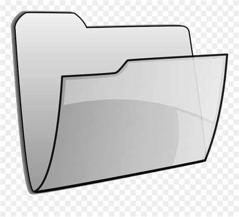 File Folder Vector Graphics Icono Carpeta Transparente Clipart