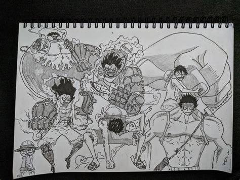 Luffy And All Of His Transformations So Far Cant Wait To See If Hell