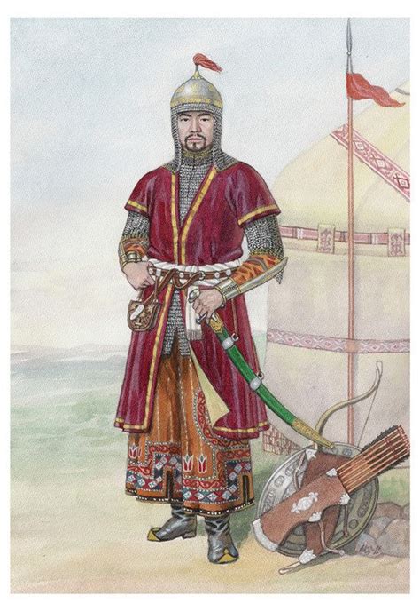 Kazakh Warrior Historical Art Historical Warriors Warriors Illustration