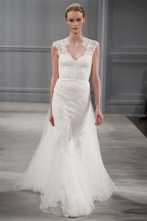New Monique Lhuillier Wedding Dresses Lovely Lace And