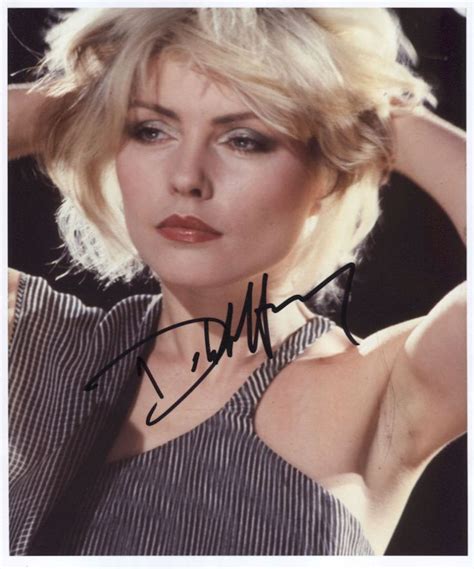 Deborah Harry Blondie Debbie Signed 8 X 10 Photo Etsy Uk Blondie