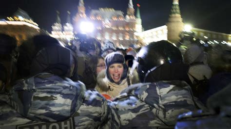 Pussy Riot Member Maria Alyokhina Arrested In Moscow Protest As Putin