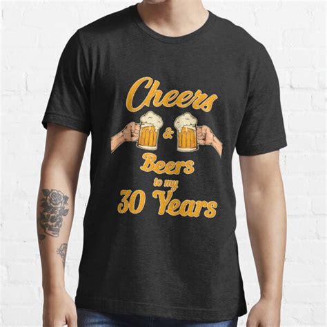 Cheers And Beers To My 30 Years Shirt Funny 30th Birthday T Shirt