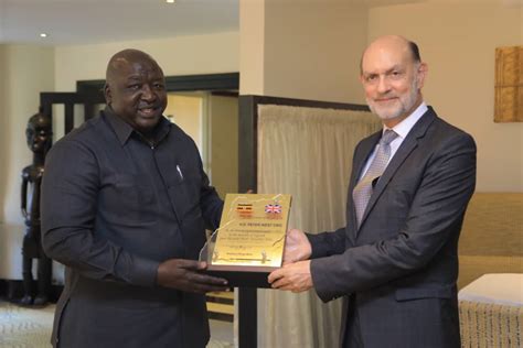 Uganda Bids Farewell To Uk Envoy Peter West Pml Daily