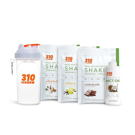 Keto Starter Kit By 310 Nutrition Kit Includes Vegan Organic Meal Replacement