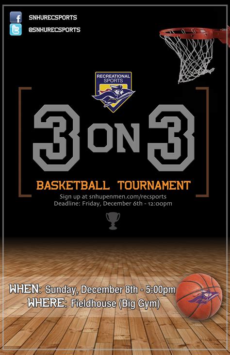 3 On 3 Basketball Tournament Promotional Flyer I Created For Southern