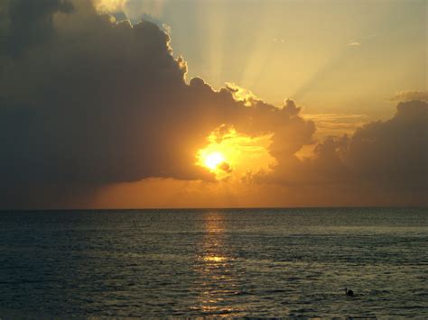 Belize Sunset At Belize Gideonpom Flickr